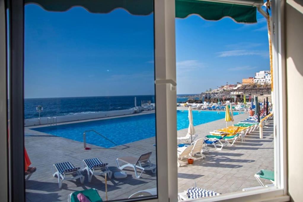 First Line Ocean View Studio Puerto de Santiago  Extérieur photo