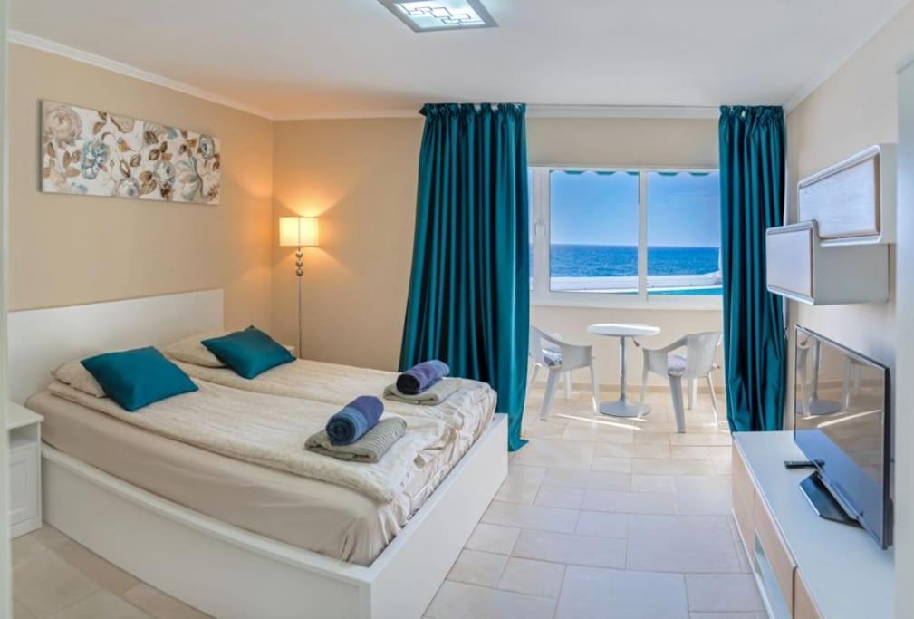 First Line Ocean View Studio Puerto de Santiago  Extérieur photo